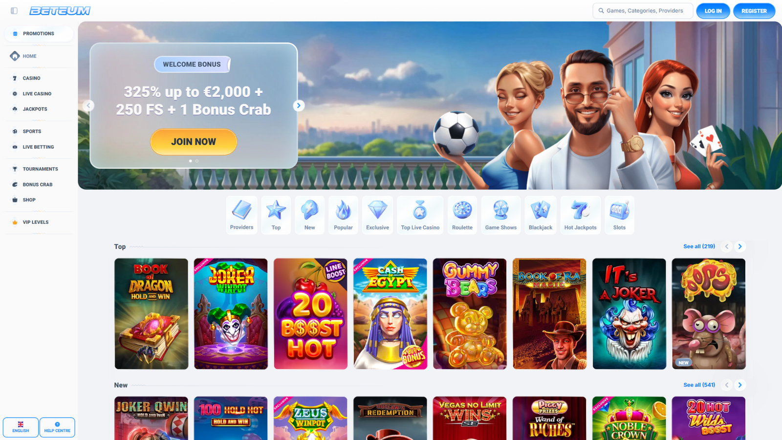 beteum bonus crab casino wallpaper 1