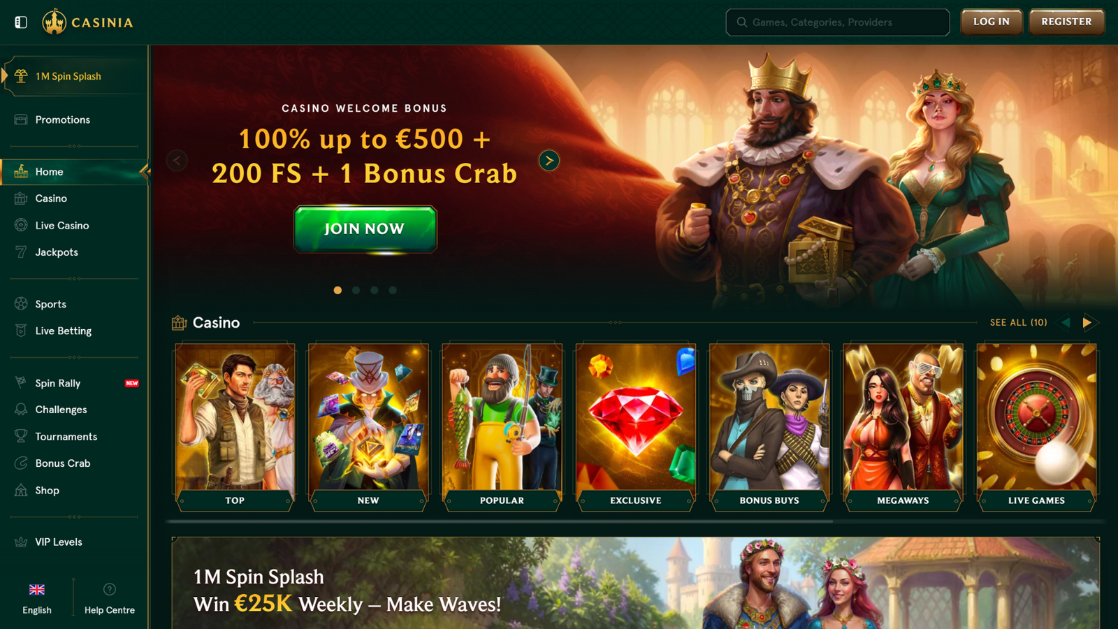 casinia casino wallpaper 