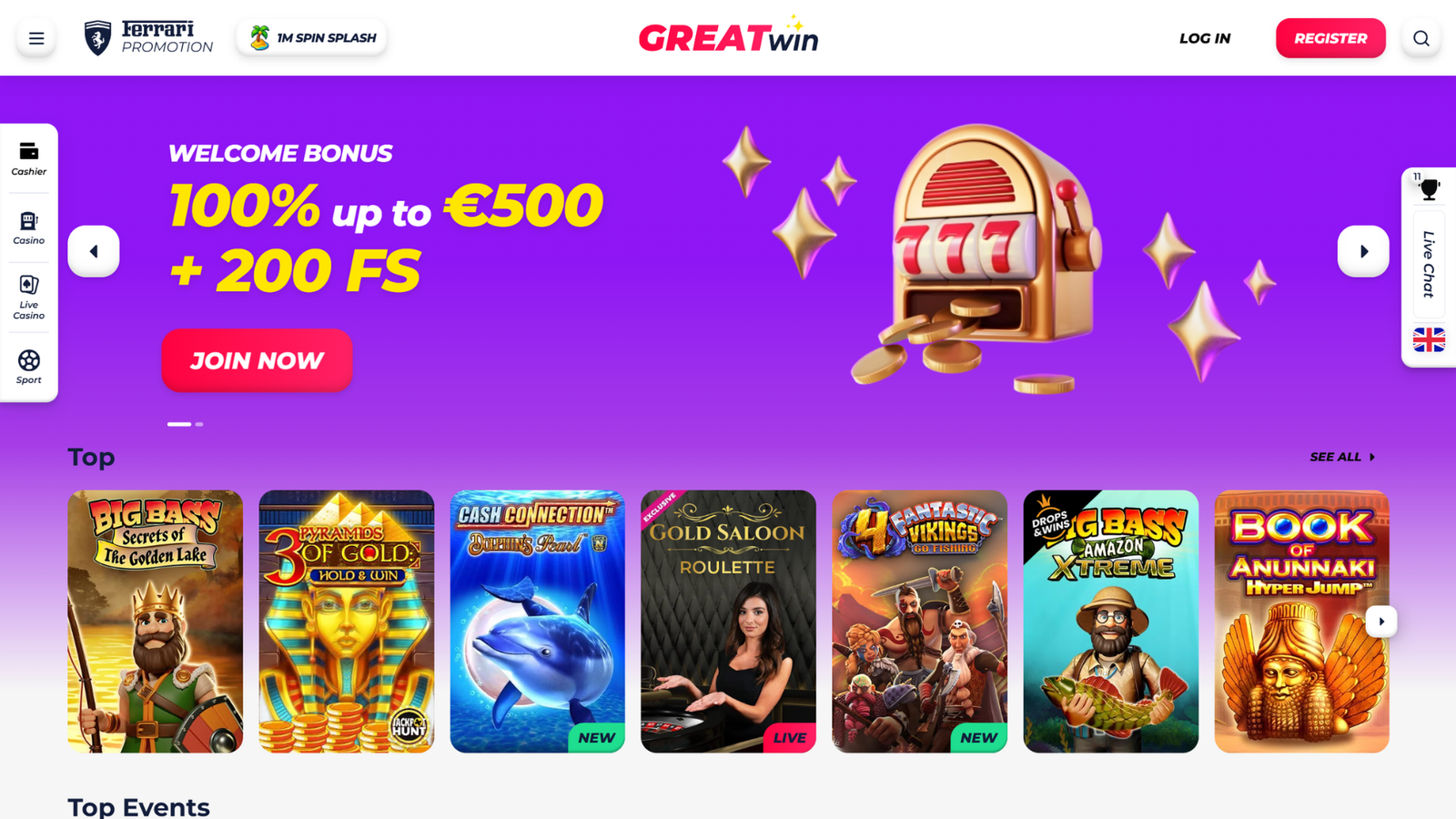 greatwin casino wallpaper